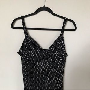 French girl polka dot dress